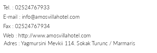 Villa Alya Butik Hotel telefon numaralar, faks, e-mail, posta adresi ve iletiim bilgileri